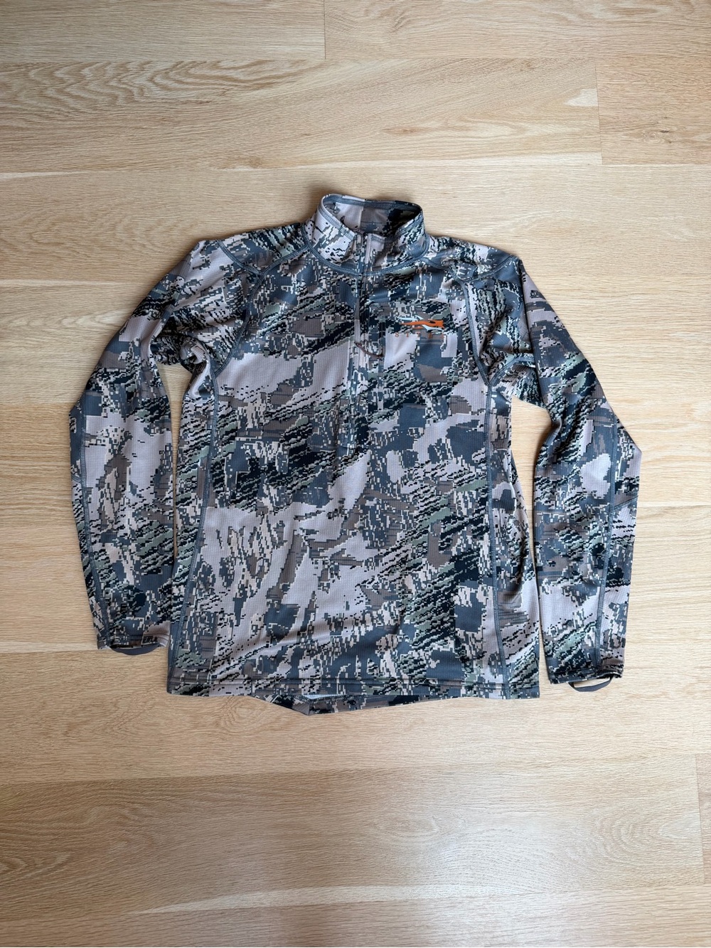 Sitka Men's Core Midweight Zip T Optifade Elevated II Half-Zip Large Tall